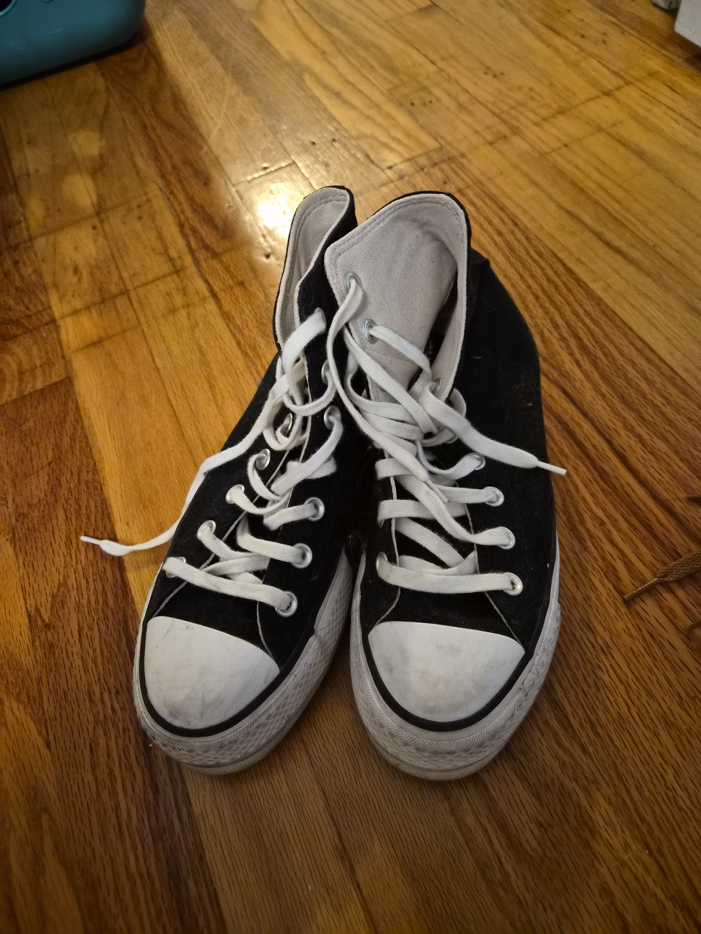 Converse Black and White High-Top Sneakers